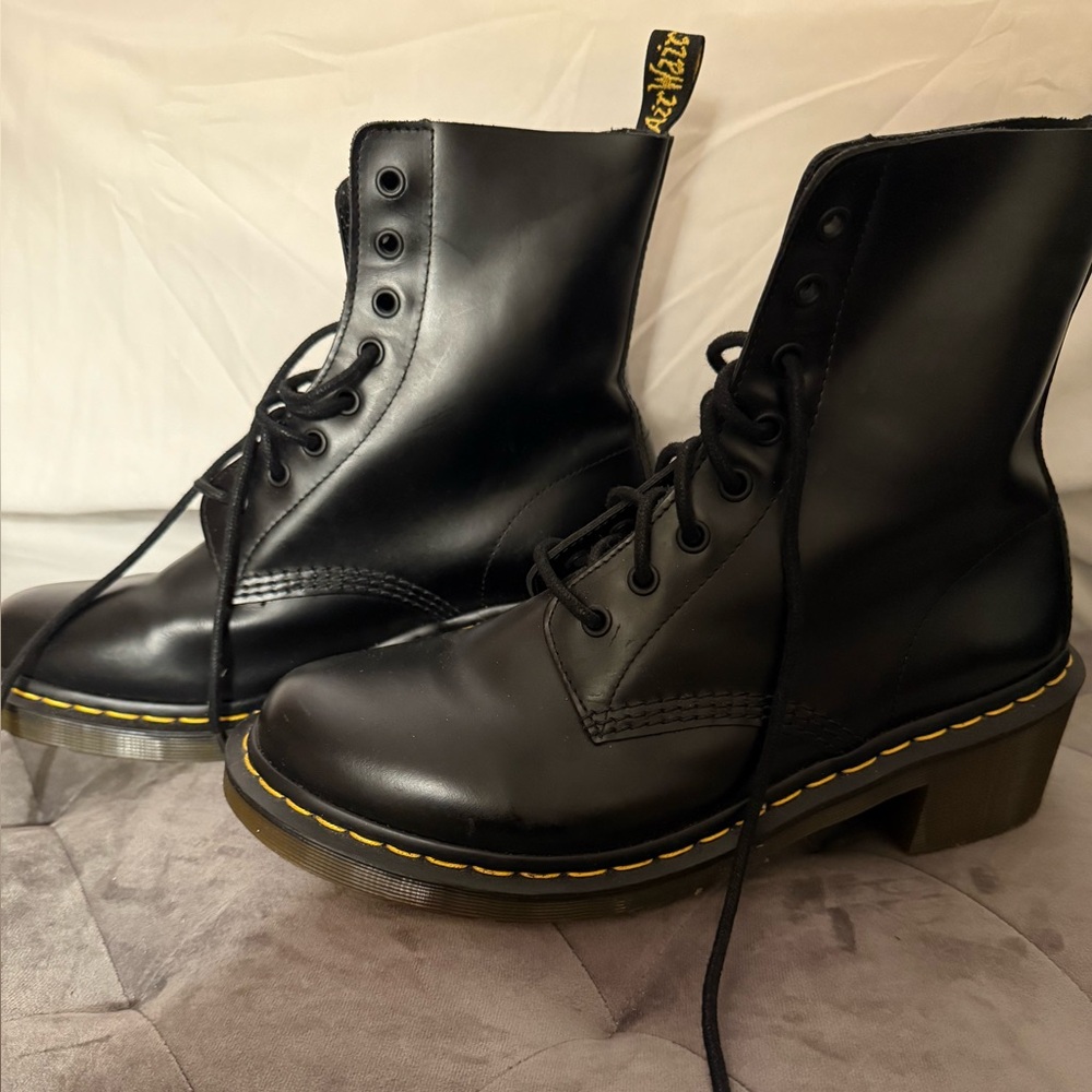 Like-new, gently worn Dr. Marten boots